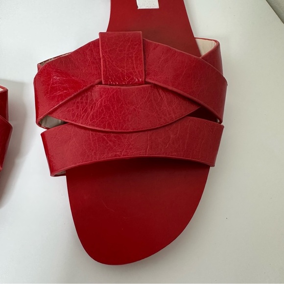 Zara basic women’s red sandals size 39 - Picture 11 of 15